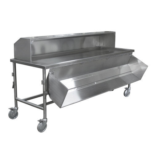 Mesa de disección - 600021 - Mortech Manufacturing - rectangular / de acero inoxidable