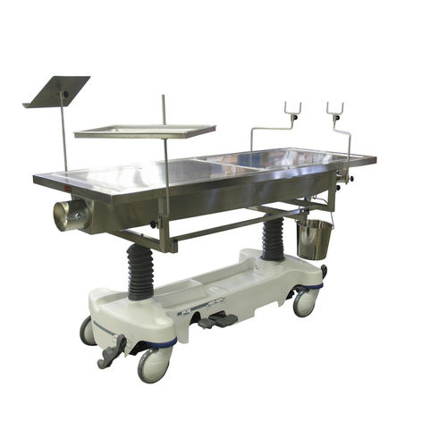 Mesa de trabajo - 600024-H - Mortech Manufacturing - de disección / rectangular / de acero inoxidable