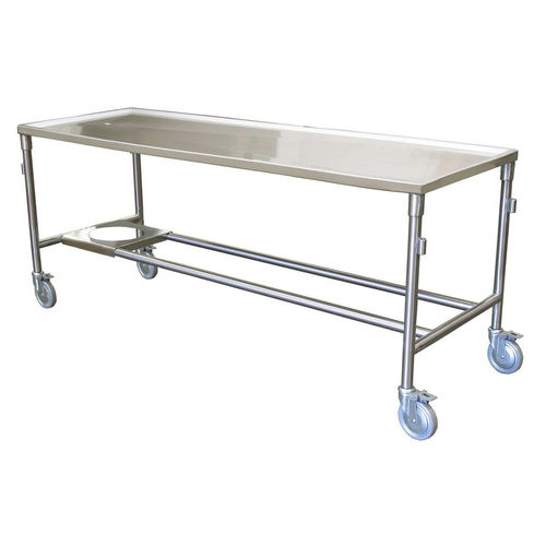Mesa de disección - 600019-D - Mortech Manufacturing - rectangular / con ruedas