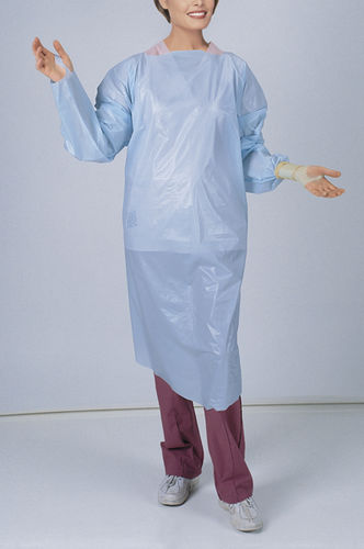 Equipo de protección individual sanitario unisex - 30900 - Embalmers Supply Company - de polietileno / desechable / azul