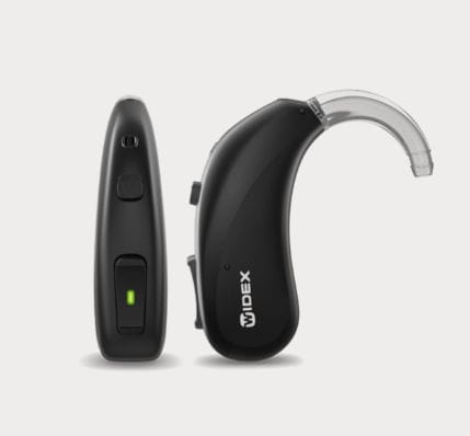 Prótesis auditiva BTE - R D - Widex - con mando a distancia / recargables / inalámbricos