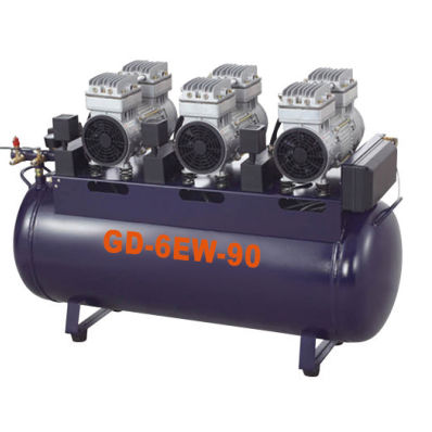 Compresor para odontología - GD-6EW-90  - Foshan Gladent Medical Instrument Co.,Ltd - médico / 1 unidad / sin aceite