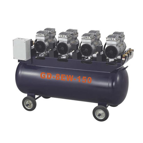 Compresor para odontología - GD-8EW-150 - Foshan Gladent Medical Instrument Co.,Ltd - sin aceite
