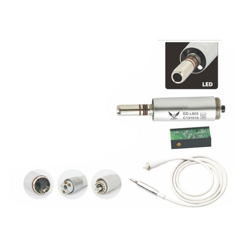 Micromotor para unidades dentales - Foshan Gladent Medical Instrument Co.,Ltd - eléctrico sin cepillo / recto / de fibra óptica