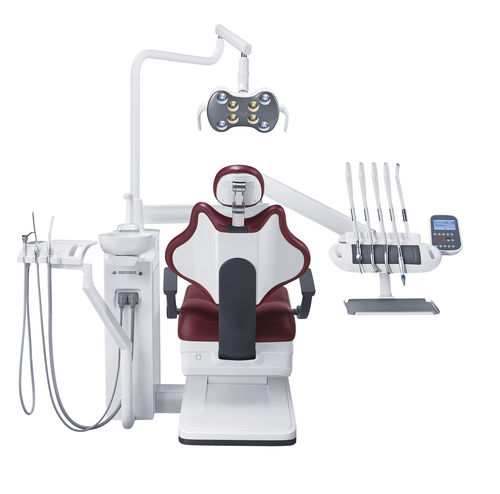 Unidad dental con monitor - GD-S300A - Foshan Gladent Medical Instrument Co.,Ltd - con portainstrumentos / con luz