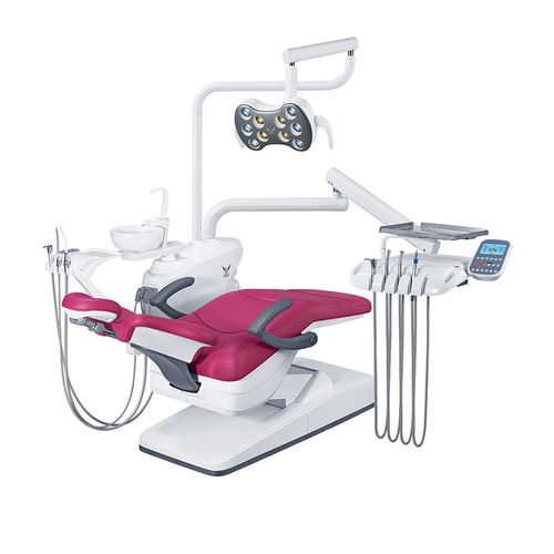 Unidad dental con monitor - GD-S600 - Foshan Gladent Medical Instrument Co.,Ltd - con portainstrumentos / con luz