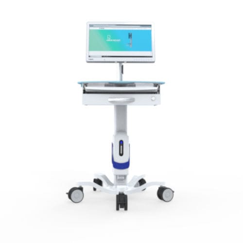 Carro informático con batería - GeniCart™ - Bytec Healthcare - de altura variable