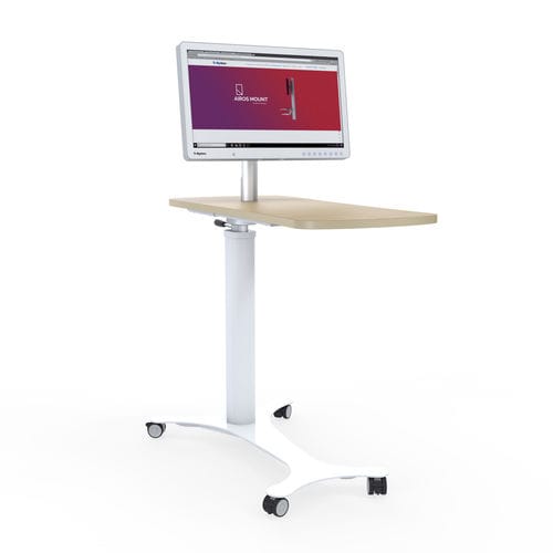 Carro de telemedicina de altura variable - MediTable™ - Bytec Healthcare - inalámbrico