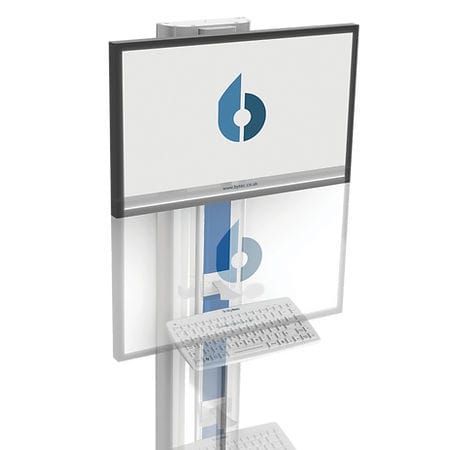 Brazo de soporte reclinable - AIROS ™ - Bytec Healthcare - de altura regulable / para monitor / médico