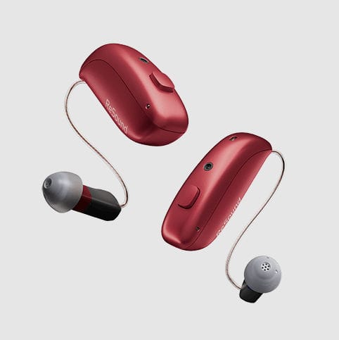 Prótesis auditiva intrauricular invisible - Vivia™ - ReSound - estanca / con reductor de ruido / inalámbricos