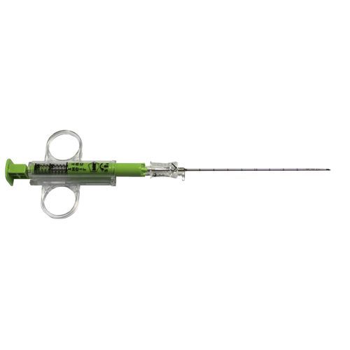 Aguja de biopsia histológica - LightCut - M.D.L. - de Menghini / de seguridad / ecogénica