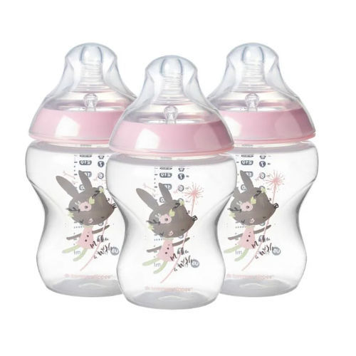 Biberón de silicona - Make A Wish Pink - tommee tippee