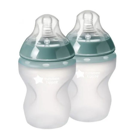 Biberón de silicona - Closer to Nature - tommee tippee