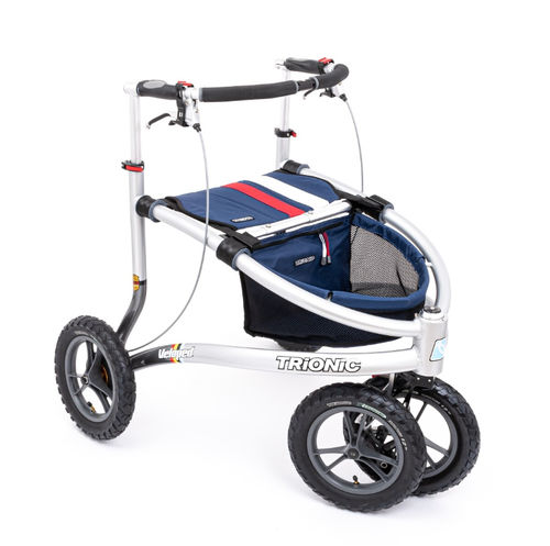 Andador con ruedas con 4 ruedas - Veloped 12er - Trionic - con asiento / con reposabrazos / de altura regulable