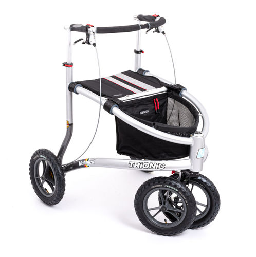Andador con ruedas con 4 ruedas - Veloped Tour 12er - Trionic - de altura regulable