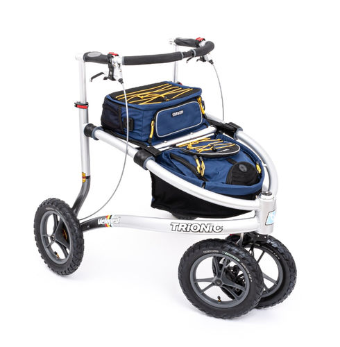 Andador con ruedas con 4 ruedas - Veloped Trek 12er - Trionic - con asiento / de altura regulable