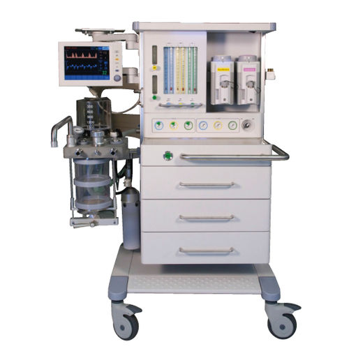 Estación de anestesia pediátrica - AM-6000 - Advanced Instrumentations - en carro / con monitorización respiratoria / con ventilador