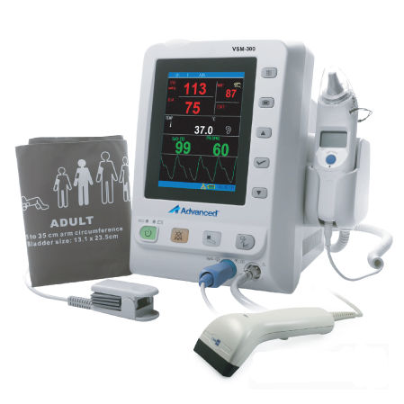Monitor de constantes vitales portátil - VSM-300 - Advanced Instrumentations - SpO2 / PNI / TEMP
