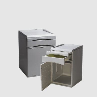 Mesa de cabecera con cajones - HF 03 White Cream - Advanced Instrumentations