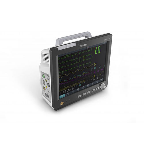 Monitor multiparamétrico compacto - OKM 500 - Okuman Medikal Sistemler Anonim Sirketi - portátil / ECG / TEMP
