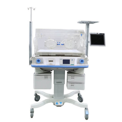 Incubadora neonatal para transporte - OKM 862 - Okuman Medikal Sistemler Anonim Sirketi - con ruedas / de altura variable / con pedal