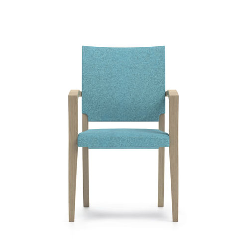 Silla con reposabrazos - 44-14/1 - piaval - apilable