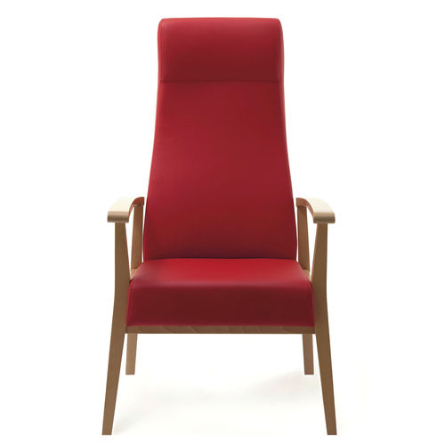 Silla con reposabrazos - 52-63/3RG - piaval - con respaldo alto
