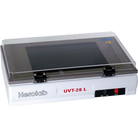 Transiluminador para sistemas de documentación en gel - UVT-28 L - Herolab GmbH Laborgeräte - UV / de luz blanca