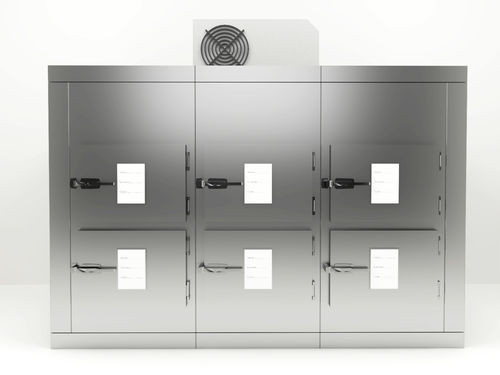 Cámara mortuoria frigorífica 6 cuerpos - KC63 - Hiplaas - de carga frontal / modular