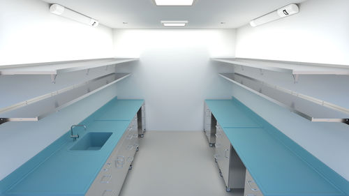 Conjunto de muebles multifunción - Hiplaas - de uso general / de laboratorio / de acero inoxidable