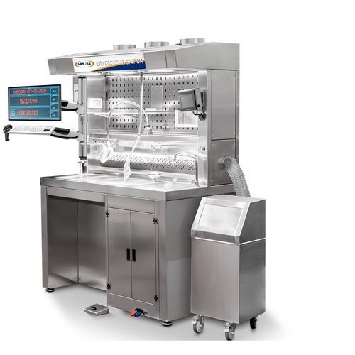 Estación de trabajo de laboratorio de macroscopia - EVO150FD - Hiplaas - automática / con ruedas