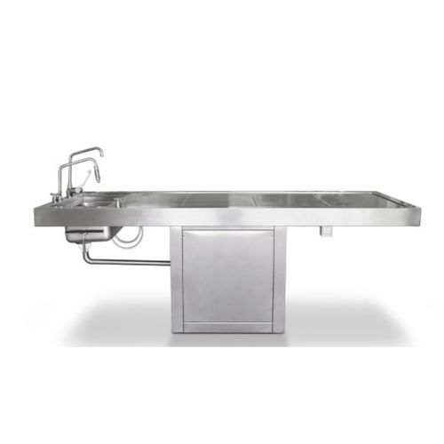 Mesa de autopsia de medicina legal - ATPTABLE - Hiplaas - de laboratorio de histopatología / de disección / de lavado de cadáveres