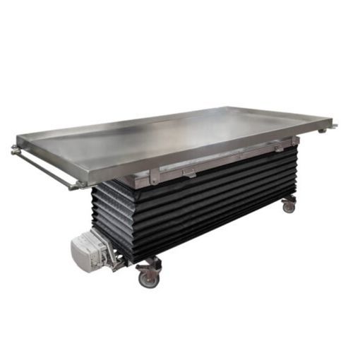 Mesa de presentación funeraria - BODYCART300 - Hiplaas - rectangular / de altura regulable / basculante
