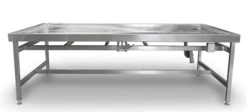 Mesa de necropsia - NECROTAB-BF - Hiplaas - rectangular / para animales grandes / fija