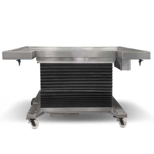 Mesa de necropsia - NECROLIFT-K - Hiplaas - rectangular / para animales grandes / de altura regulable
