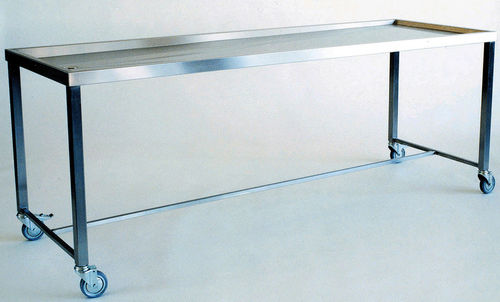 Mesa de autopsia de medicina legal - WAT-SS  - Thalheimer Kuehlung - de lavado de cadáveres / móvil / rectangular