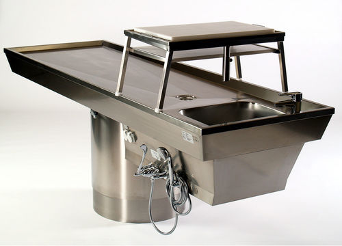 Mesa de autopsia de medicina legal - OCT 46 - Thalheimer Kuehlung - de disección / fija / de acero inoxidable