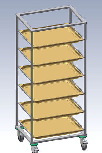 Carro de laboratorio - ST-715 - Thalheimer Kuehlung - de almacenamiento / con bandejas