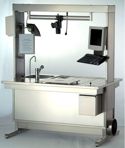 Estación de trabajo de laboratorio de macroscopia - GSU-1500 I-H - Thalheimer Kuehlung - para preparación de muestras / de pie / con ventilación descendente