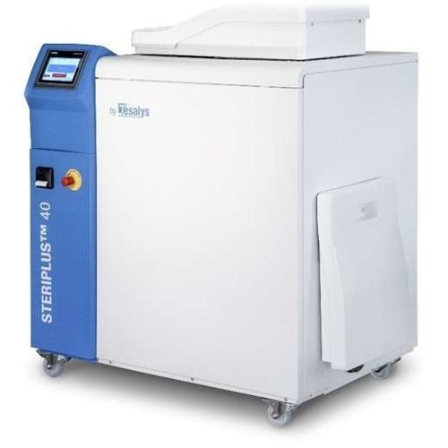 Sistema de tratamiento de desechos médicos - STERIPLUS™ 20 - Spire Integrated Solutions - automático / móvil / con esterilizador