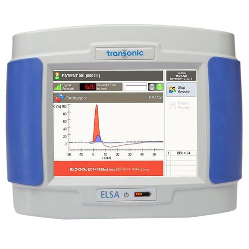 Simulador de paciente de monitorización - ELSA® - Transonic - para ECMO / para cuidados de urgencias / pantalla