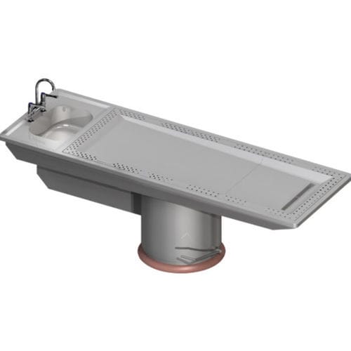 Mesa de trabajo - VAT2  - AFOS - de disección / de necropsia / con ventilación