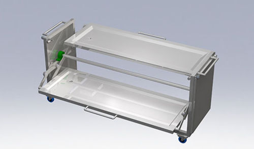 Mesa de disección - RDT - AFOS - de anatomía / rectangular / con ruedas