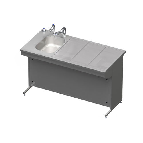 Mesa de trabajo - VST1 - AFOS - de disección / rectangular / con fregadero