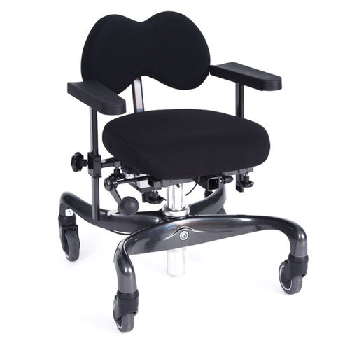 Silla de oficina para personas con movilidad reducida - Euroflex Forma - Eurovema Mobility - con reposabrazos / con ruedas / neumática