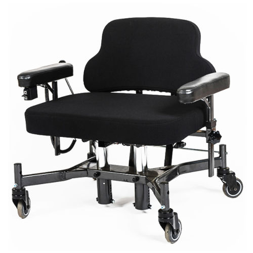 Silla de oficina bariátrica - Euroflex XL - Eurovema Mobility - con reposabrazos / con ruedas / elevadora
