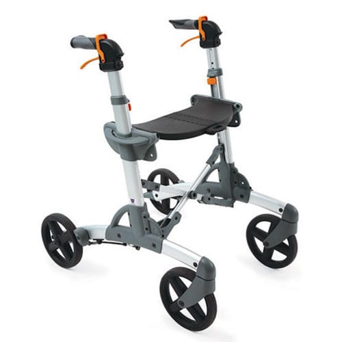 Andador con ruedas con 4 ruedas - Smart - Eurovema Mobility - marco de aluminio / con asiento / de altura regulable