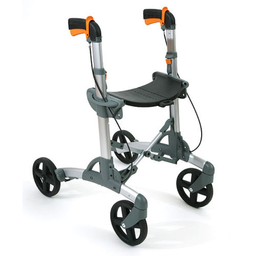 Andador con ruedas con 4 ruedas - S7 - Eurovema Mobility - marco de aluminio / con asiento / plegable