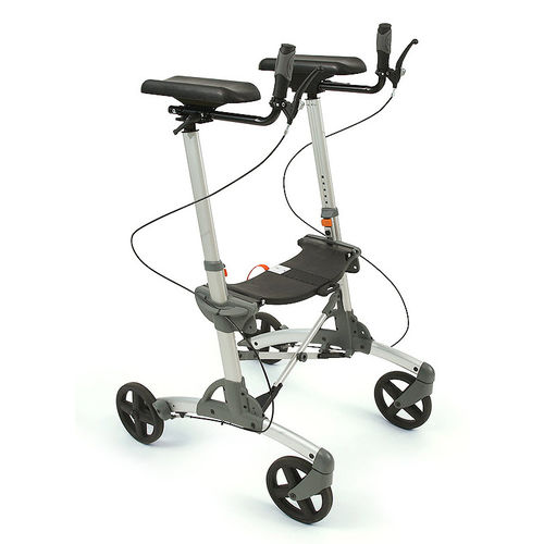 Andador con ruedas con 4 ruedas - RA - Eurovema Mobility - con asiento / con reposabrazos / plegable