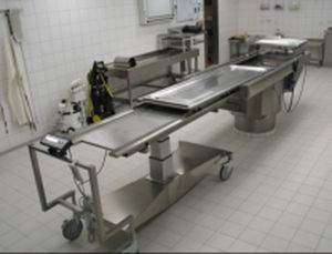 Mesa de trabajo - MA-2000 - MEDIS Medical Technology - de autopsia / rectangular / de plástico